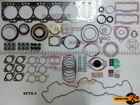 Ремкомплект двигателя Cummins 6CT8.3  3800558 (верх+низ) CUMMINS 6СT8.3, QSC, ISC 3938267 3907682 3911342 3921216 3921850 3928168 3931019 3935585